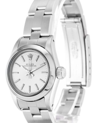 Rolex Oyster Perpetual Lady 26mm Silver Dial 67180 2