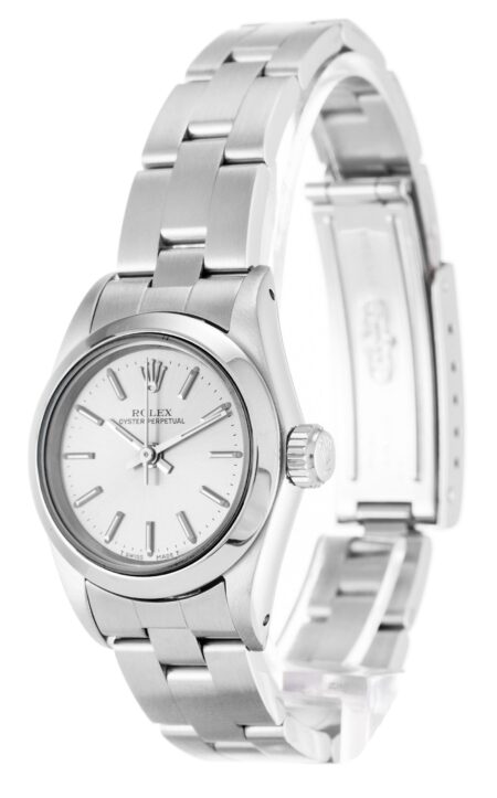 Rolex Oyster Perpetual Lady 26mm Silver Dial 67180 2