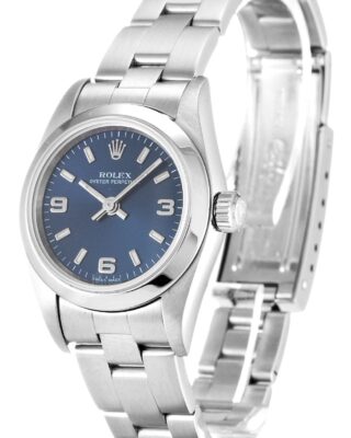 Rolex Oyster Perpetual Lady 24mm Blue Dial 76080 2