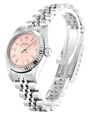 Rolex Oyster Perpetual Lady 26mm Salmon Dial 76094 2