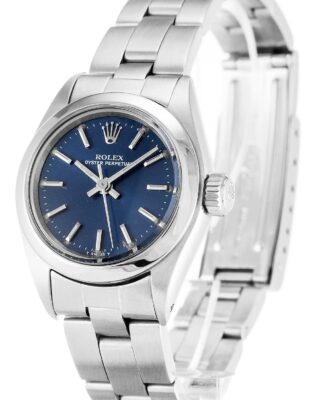 Rolex Oyster Perpetual Lady 26mm Blue Dial 6718 2