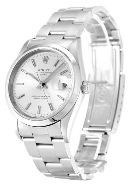 Rolex Oyster Perpetual Date 34mm Silver Dial 15200 2