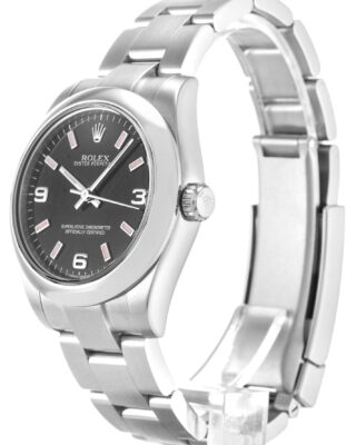 Rolex Oyster Perpetual Lady 31mm Black Dial 177200 2