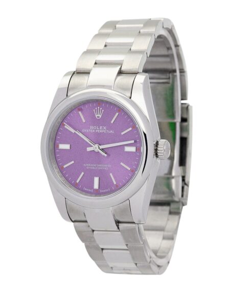 Rolex Oyster Perpetual Lady 31mm Purple Dial 177200 2