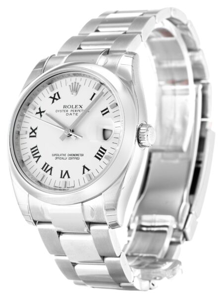 Rolex Oyster Perpetual Date 34mm White Dial 115200 2