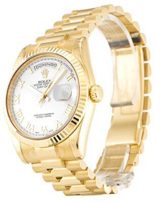 Rolex Day-Date 36mm White Dial 118238 2