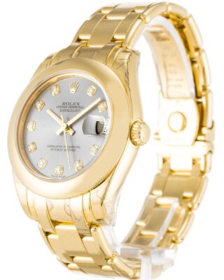 Rolex Pearlmaster 31mm Silver Dial 81208 2