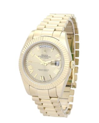 Rolex Day-Date II 41mm Gold Dial 218238 2