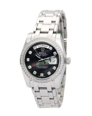 Rolex Day-Date 36mm Black Dial 118346 2