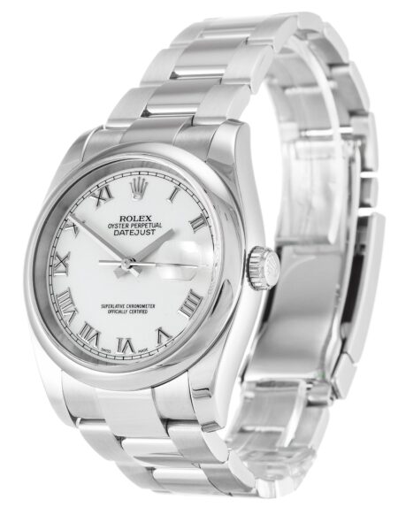 Rolex Datejust 36mm White Dial 116200-2 3