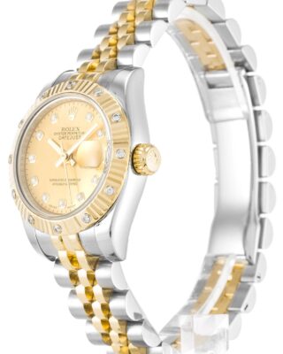 Rolex Lady-Datejust 26mm Champagne Dial 179313-2 2