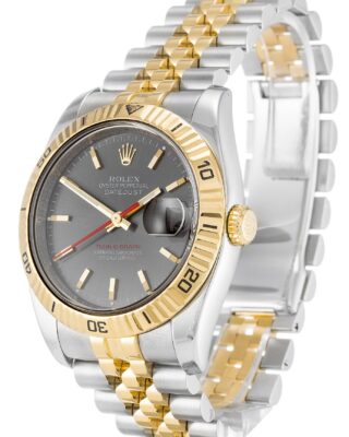 Rolex Datejust Turn-O-Graph 36mm Grey Dial 116263 2