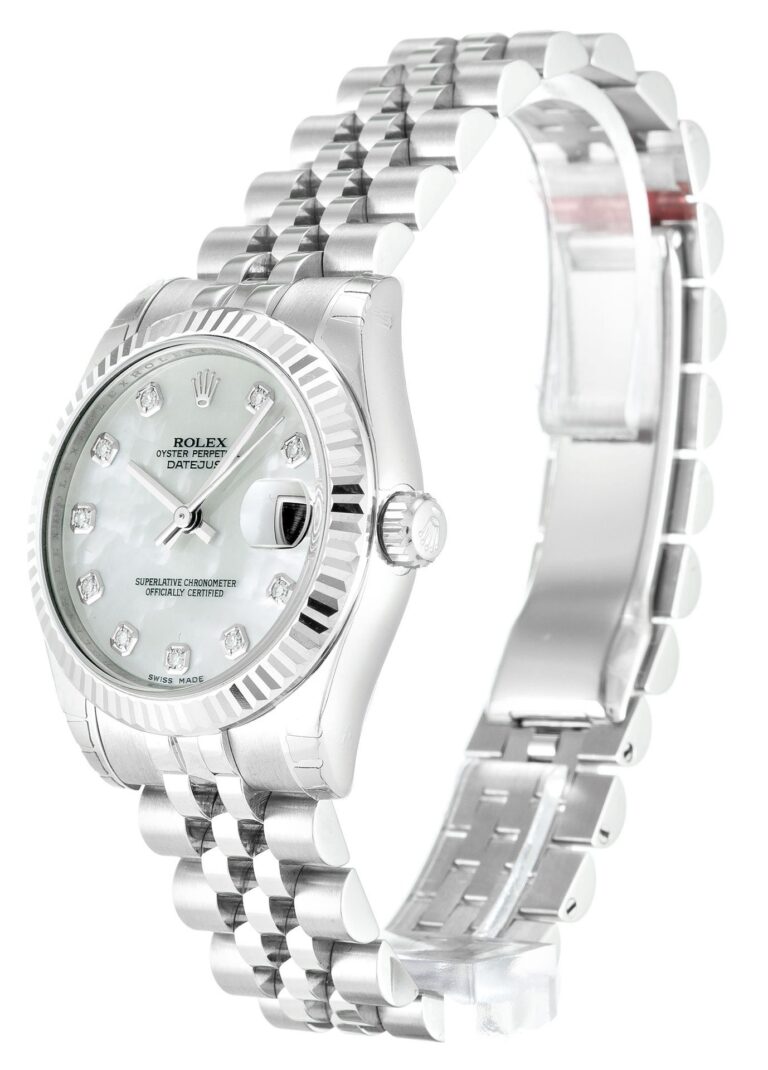 Replica Rolex Lady-Datejust Mother of Pearl - White Dial 178274 Perspective View