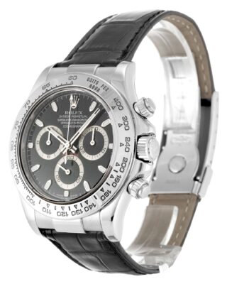 Replica Rolex Daytona Black Dial 116519 Angle Detail