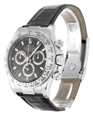 Replica Rolex Daytona Black Dial 116519 Angle Detail