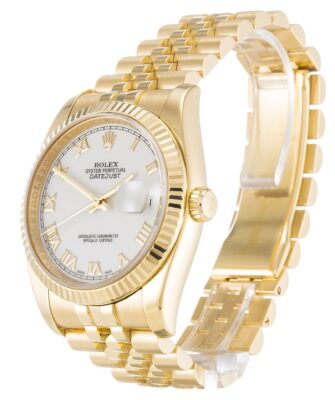 Replica Rolex Datejust White Dial 116238 Perspective View