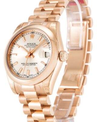 Replica Rolex Datejust Silver Dial 178245F Angle Detail