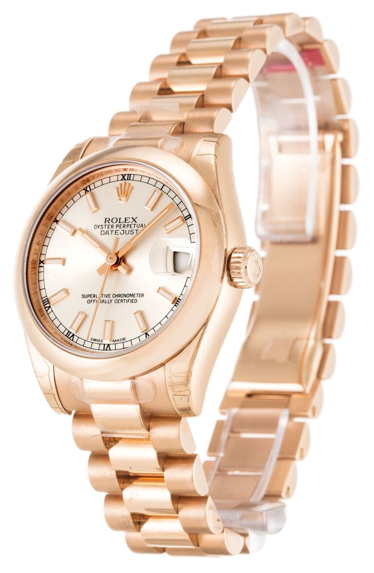Replica Rolex Datejust Silver Dial 178245F Angle Detail