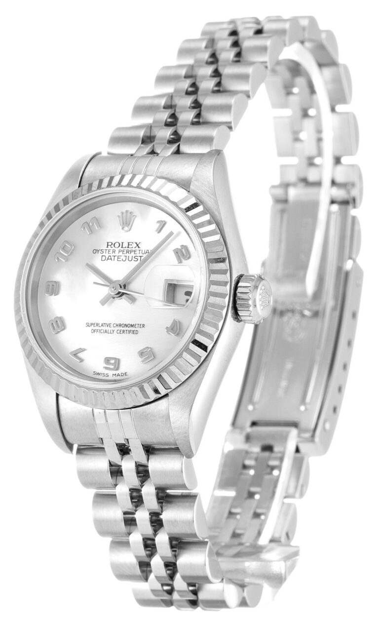 Replica Rolex Lady-Datejust Mother of Pearl - White Dial 79174 Perspective View