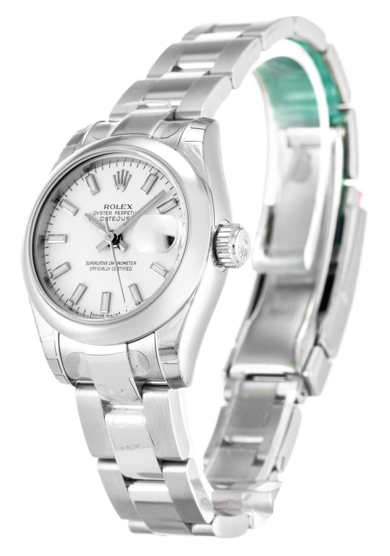 Replica Rolex Lady-Datejust White Dial 179160 Perspective View