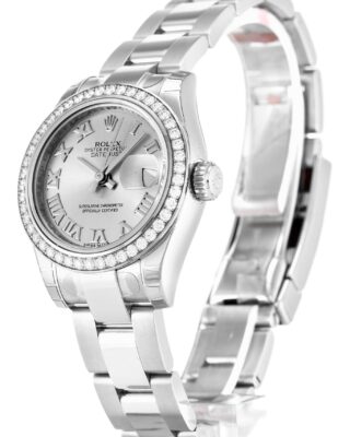 Rolex Lady-Datejust 26mm Silver Dial 179384 2