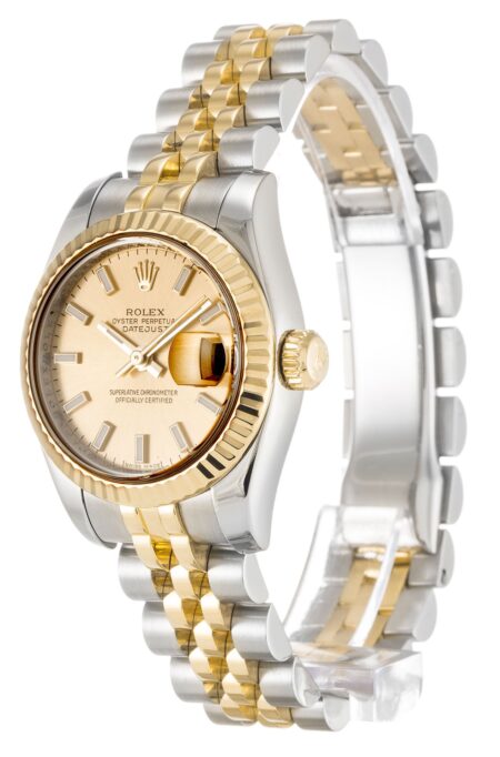 Rolex Lady-Datejust 26mm Champagne Dial 179173-3 2