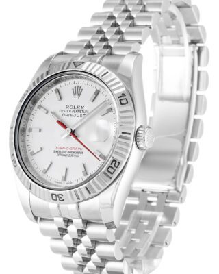 Rolex Datejust Turn-O-Graph 36mm White Dial 116264-2 2