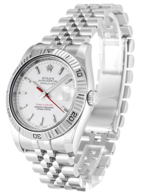 Rolex Datejust Turn-O-Graph 36mm White Dial 116264-2 2