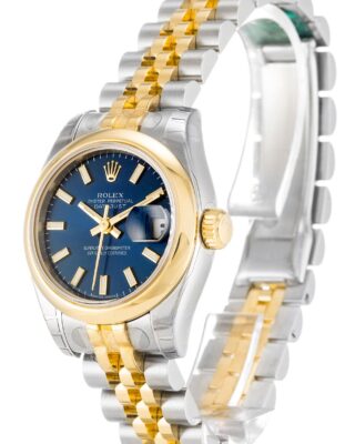 Rolex Lady-Datejust 26mm Blue Dial 179163 2