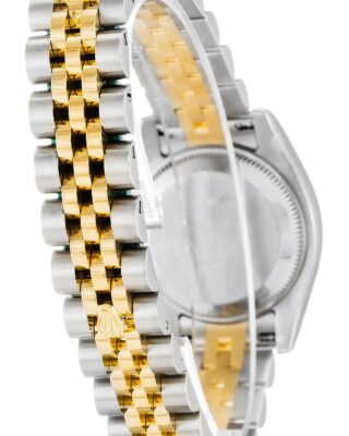 Replica Rolex Lady-Datejust Blue Dial 179163 Angle Detail