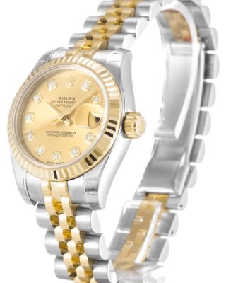 Rolex Lady-Datejust 26mm Champagne Dial 179173-2 2