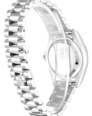 Replica Rolex Lady-Datejust Silver Dial 179166 Angle Detail