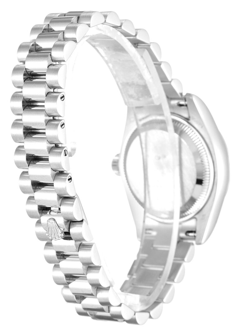 Replica Rolex Lady-Datejust Silver Dial 179166 Angle Detail
