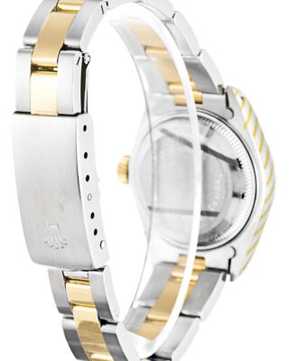 Replica Rolex Lady-Datejust Black Dial 69173 Angle Detail