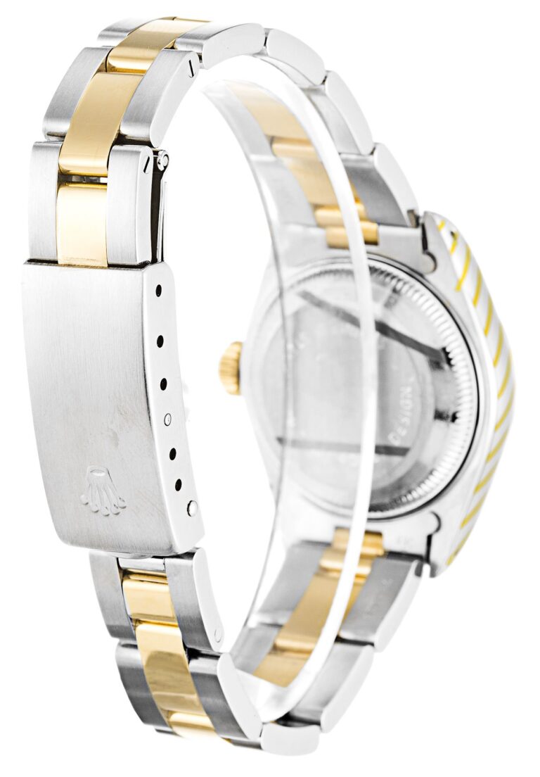 Replica Rolex Lady-Datejust Black Dial 69173 Angle Detail