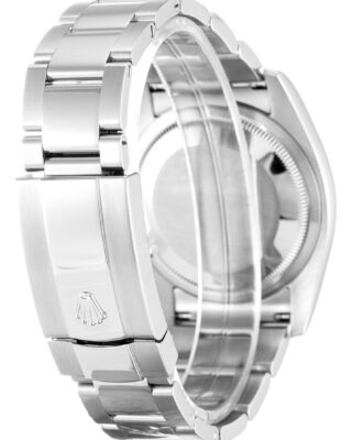 Replica Rolex Datejust Brown Floral Dial 116200 Angle Detail