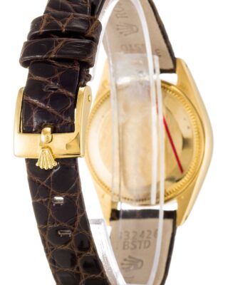 Replica Rolex Lady-Datejust White Dial 6916 Angle Detail