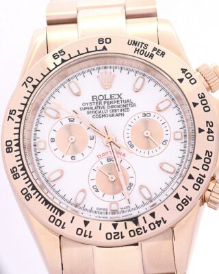 Replica Rolex Daytona Ivory Dial 116505 Angle Detail