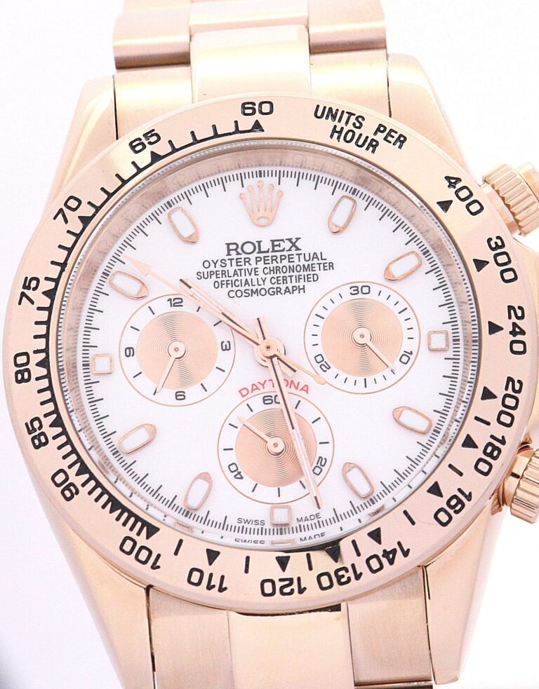 Replica Rolex Daytona Ivory Dial 116505 Angle Detail