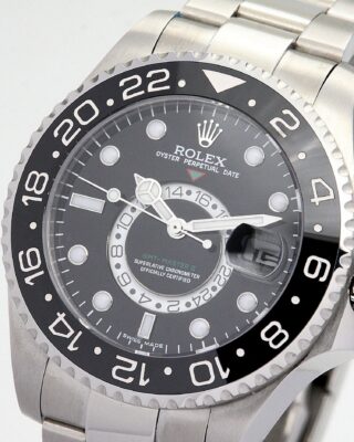 Replica Rolex GMT-Master Black Dial 16720-3 Angle Detail
