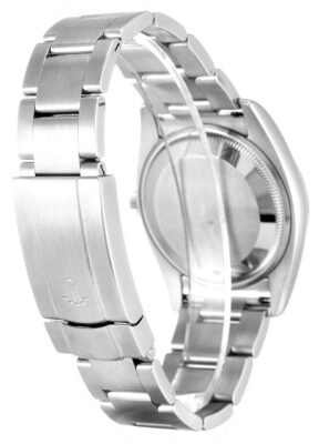 Replica Rolex Air-King Blue Dial 114200 Angle Detail
