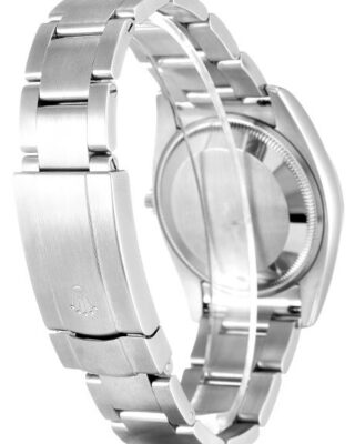 Replica Rolex Air-King Blue Dial 114200 Angle Detail