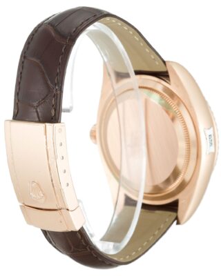 Replica Rolex Sky-Dweller Brown Dial 326135 Angle Detail