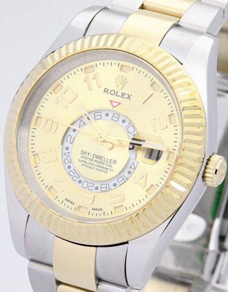 Rolex Sky-Dweller 42mm Gold Dial 326938 3