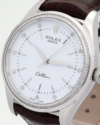 Replica Rolex Cellini White Dial 5310-2 Angle Detail