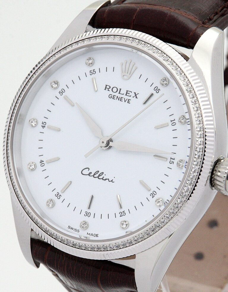 Replica Rolex Cellini White Dial 5310-2 Angle Detail