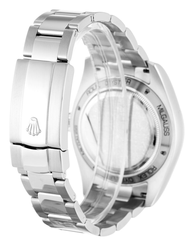 Replica Rolex Milgauss White Dial 116400 Angle Detail
