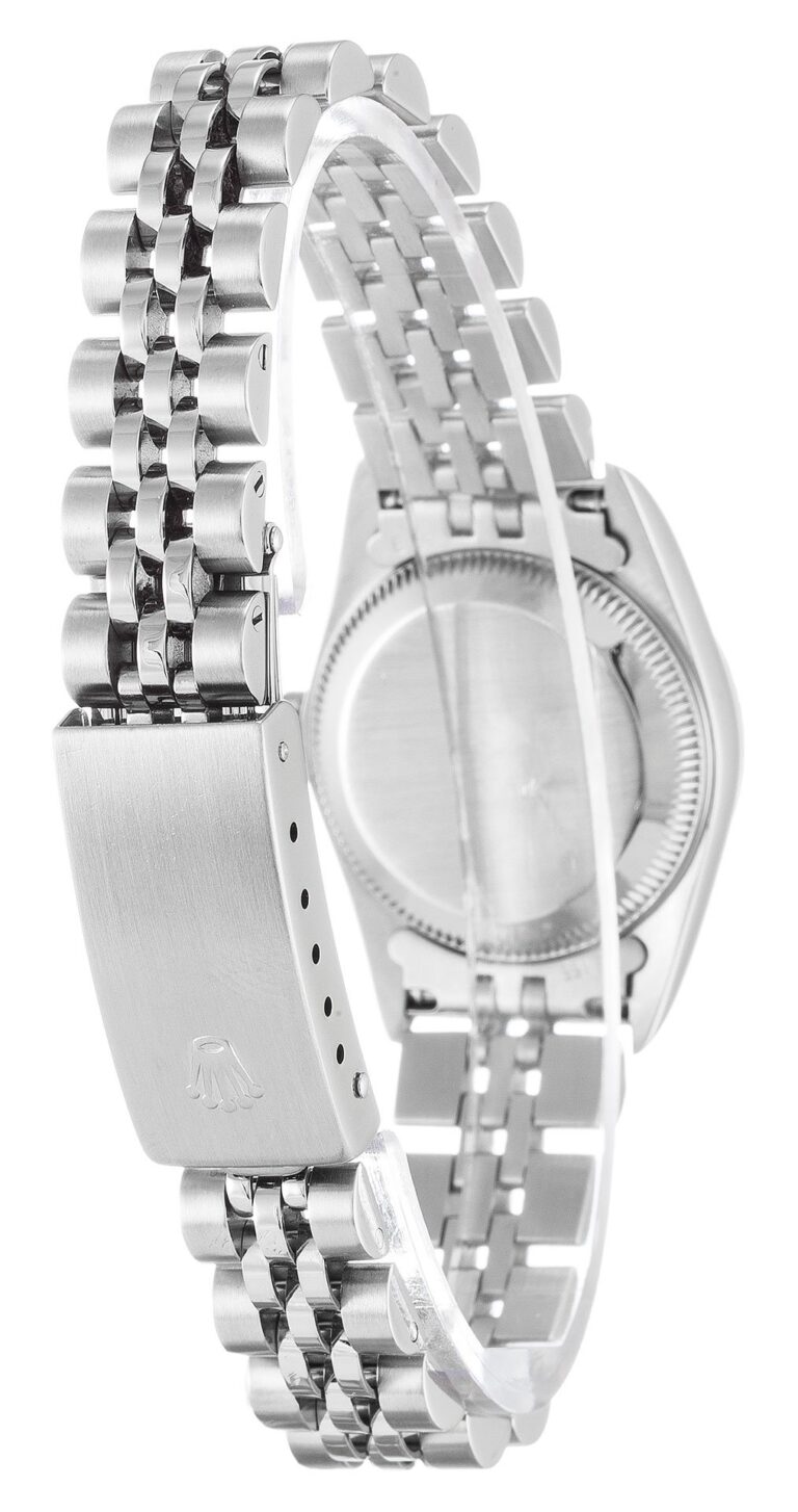 Replica Rolex Oyster Perpetual Lady Silver Dial 67194 Angle Detail