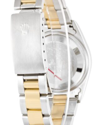 Replica Rolex Oyster Perpetual Date White Dial 15223 Angle Detail