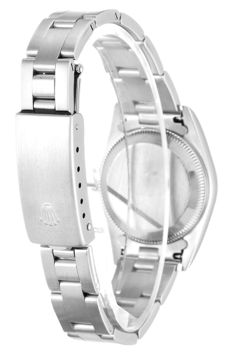 Replica Rolex Oyster Perpetual Lady Blue Dial 76080 Angle Detail